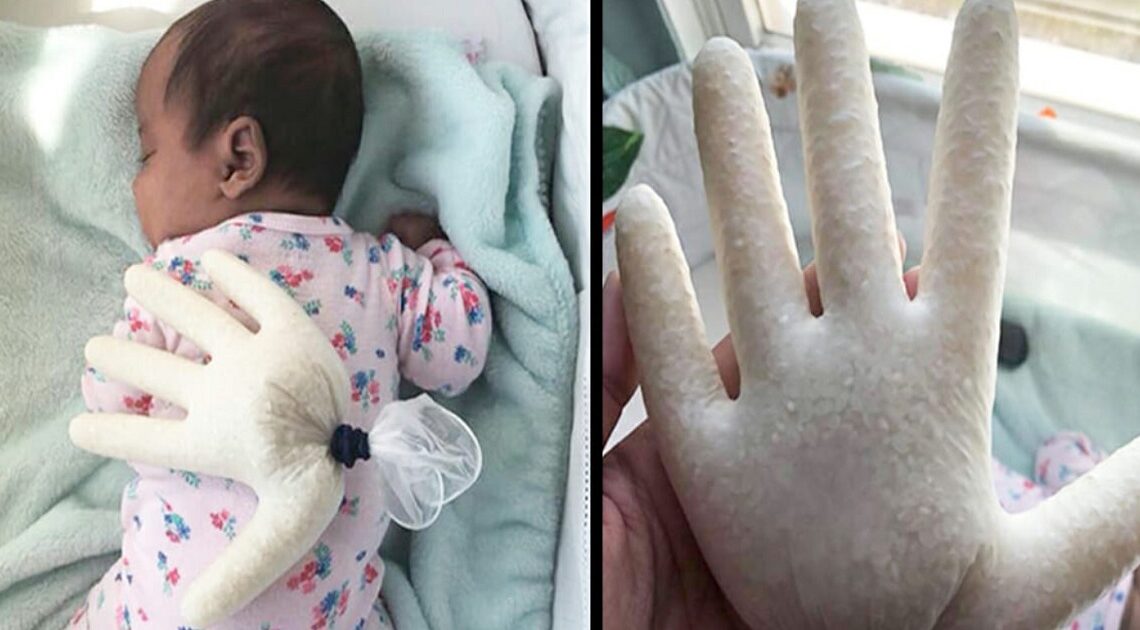 Unavená mama vyrobila šikovnú „falošnú ruku“, aby upokojila svoje plačúce dieťa – internet tento nápad miluje!