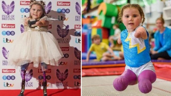 Dojemný príbeh 7-ročného dievčatka, ktoré prišlo o končatiny, ale získalo zlatú medailu v gymnastike pre deti s postihnutím…