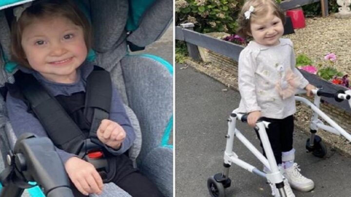 Lekári tvrdili, že nikdy nebude chodiť, ale dvojročné dievčatko všetkých prekvapilo a lekári ostali šokovaní!