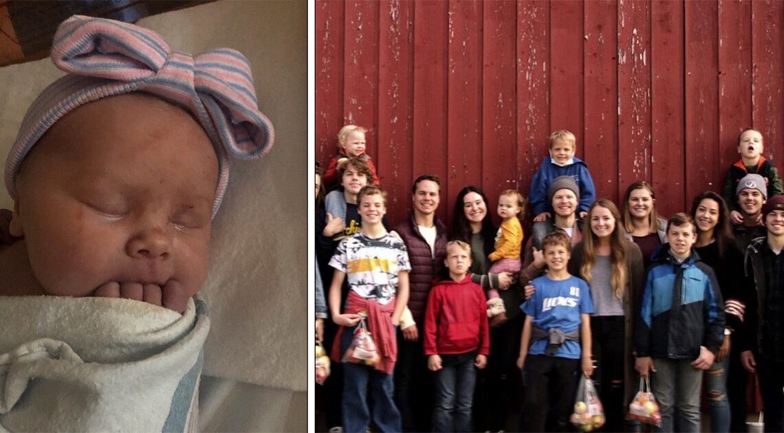Pár, ktorý má 14 synov, je nadšený, že konečne privítal zdravé dievčatko…