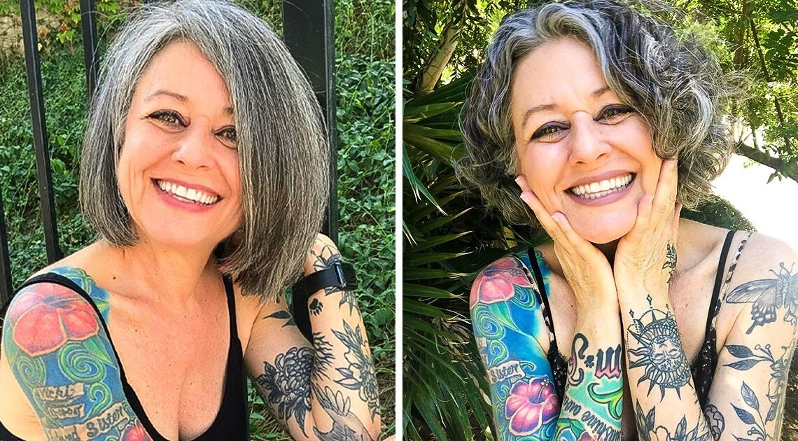 58-ročnej žene pokrytej tetovaniami povedali, aby sa prestala obliekať „ako tínedžerka“!