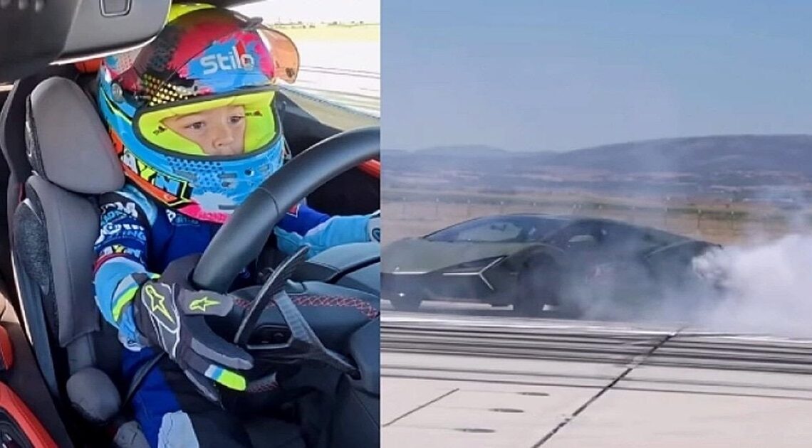 5-ročný… „Schumacher“ jazdí na Lamborghini rýchlosťou 312 km/h!